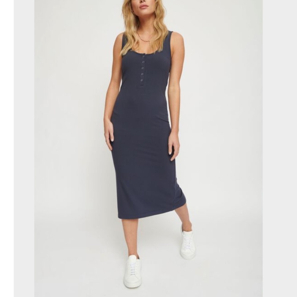 Dynamite | Rib Henley Dress